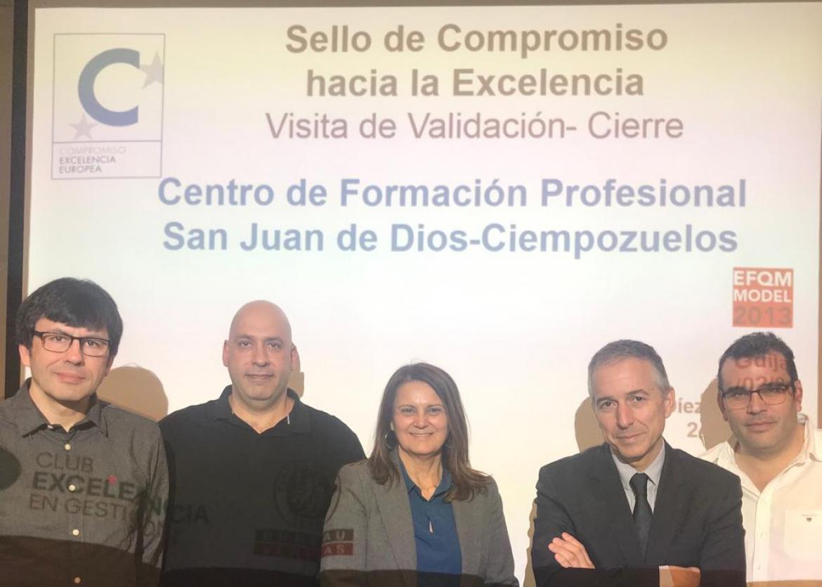 El centro de FP “San Juan de Dios” obtiene el sello de calidad EFQM